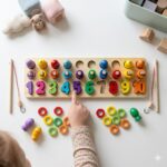 TABLERO CON PESCA NUMÉRICA Y DONUTS - Imagen 2