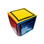 CUBO TARJETERO ( PARLANCHIN ) 20 x 20 cm