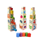 CUBOS APILABLES 1 AL 5 CON ENCAJE