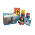 CUBOS APILABLES 1 AL 8 CON ENCAJE