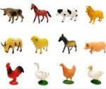 ANIMALES DE LA GRANJA TAMAÑO GRANDE X 12 PIEZAS