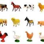 ANIMALES DE LA GRANJA TAMAÑO GRANDE X 12 PIEZAS