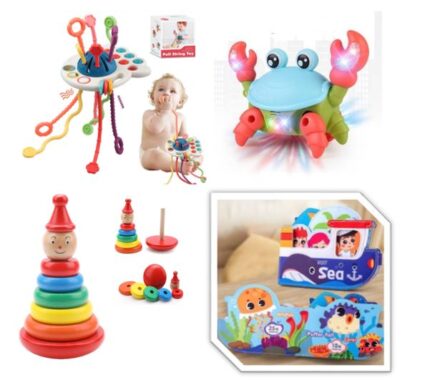 KIT DE JUEGOS DIDACTICOS 4 MESES +