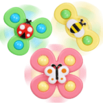 SPINNER CON VENTOSAS VOLADORES 3 UDS