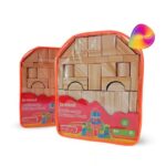 MOCHILA CON BLOQUES NATURALES 39 PZAS