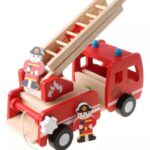 CAMIÓN BOMBERO GRANDE CON ESCALERA