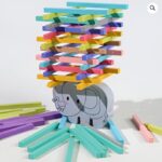 PALITOS DE CONTEO CON  JUEGO DE EQUILIBRIO  ELEFANTE