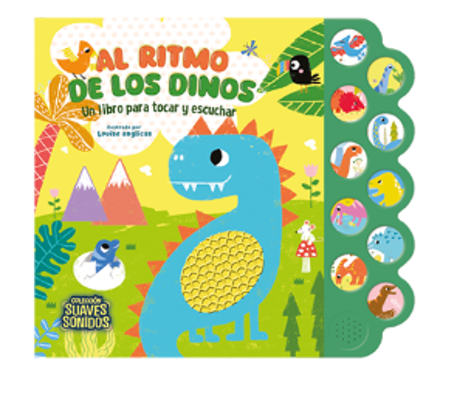dinosaurios 1 AL RITMO DE LOS DINOS - Un libro para tocar y escuchar - Imagen 1