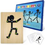 MUÑECO ARTICULADO CON TARJETAS