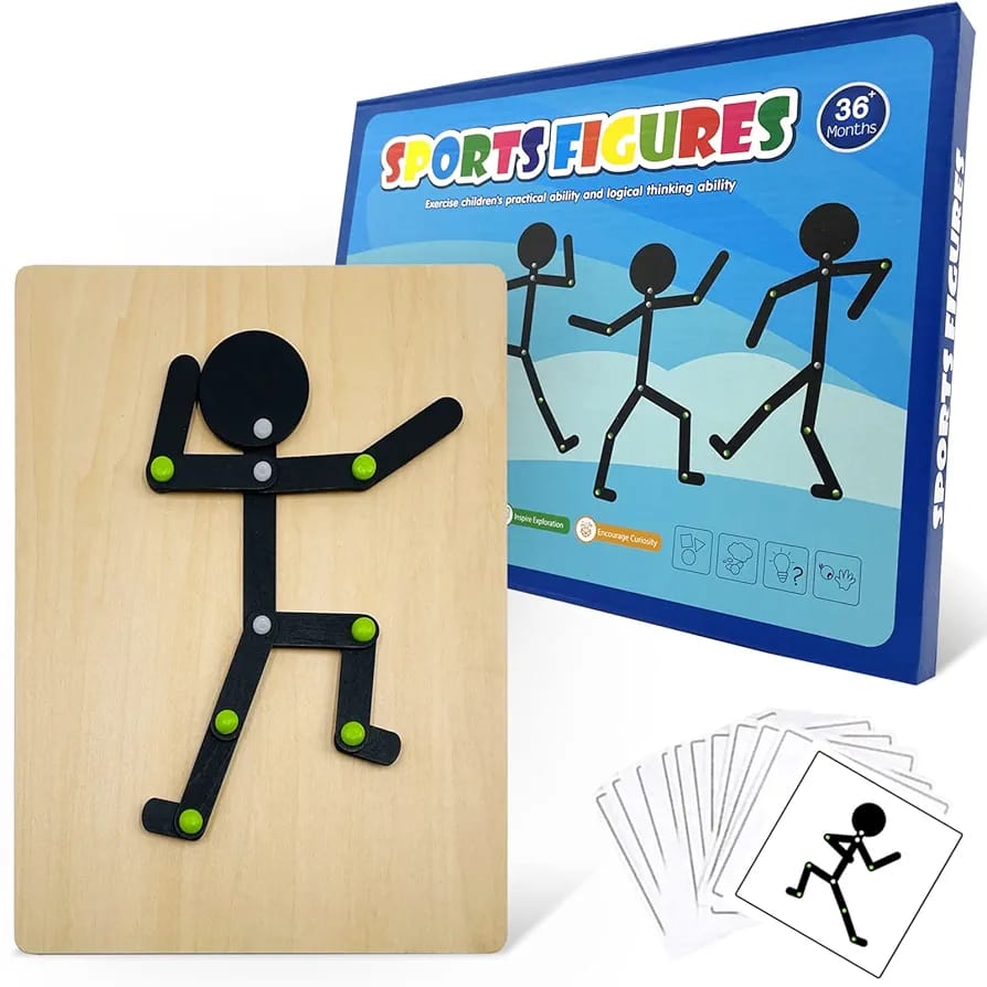 mu2 MUÑECO ARTICULADO CON TARJETAS - Imagen 1