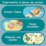 SET DE MADERA HORA DE COMER CELESTE - Imagen 4