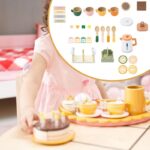 SET DE MADERA HORA DE COMER CON HERVIDOR - Imagen 5
