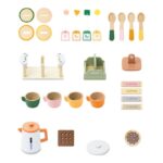 SET DE MADERA HORA DE COMER CON HERVIDOR - Imagen 7