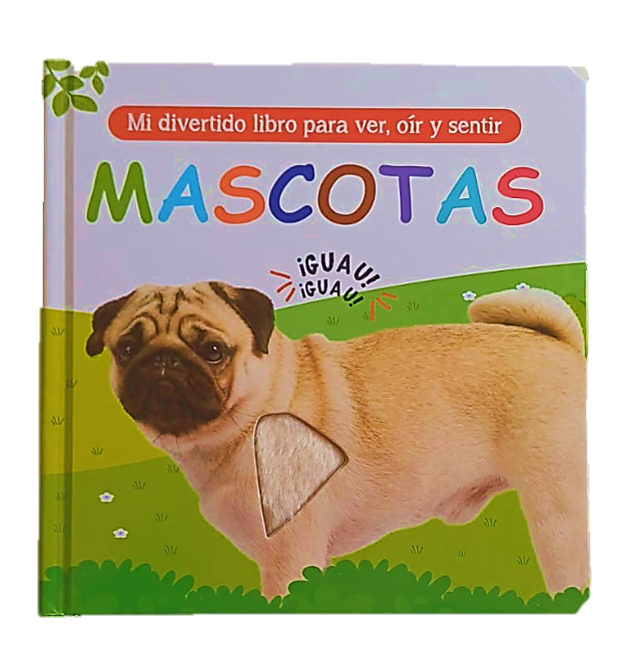 CH4 LIBRO CON SONIDOS Y TEXTURAS MASCOTAS - Imagen 1