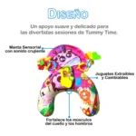 COJÍN DE ESTIMULACIÓN ROSADO - Imagen 3