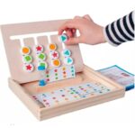 JUEGO CLASIFICACION DE FORMAS Y COLORES MONTESSORI CON RELOJ DE ARENA - Imagen 3