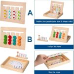 JUEGO CLASIFICACION DE FORMAS Y COLORES MONTESSORI CON RELOJ DE ARENA - Imagen 4