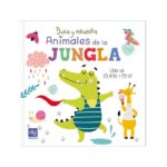 LIBRO BUSCA Y ENCUENTRA ANIMALES DE LA JUNGLA CON SOLAPAS