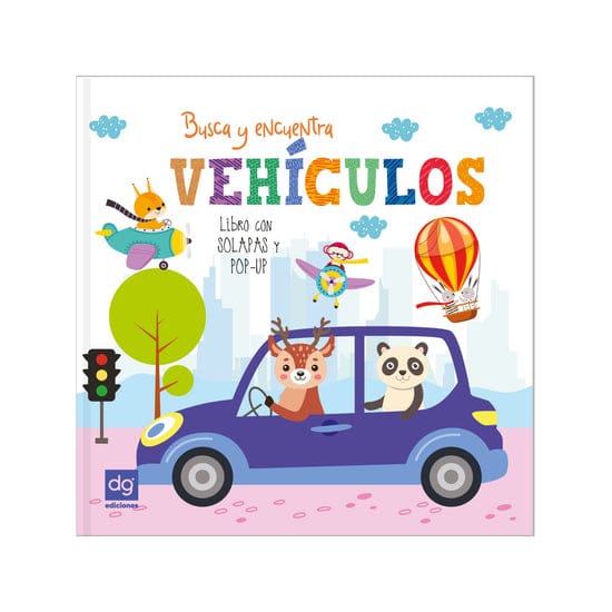 BUS 6 LIBRO BUSCA Y ENCUENTRA VEHICULOS CON SOLAPAS - Imagen 1