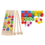 ENHEBRADO DE MADERA CON PALITOS 2 EN 1 - Imagen 2