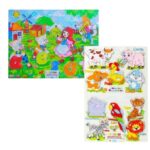ROMPECABEZA DE MADERA EN ALTO RELIEVE