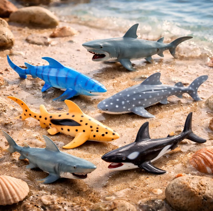 marinnn ANIMALES MARINOS GRANDES 12 UDS - Imagen 1