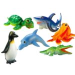 ANIMALES DE GOMA SUAVES MARINOS