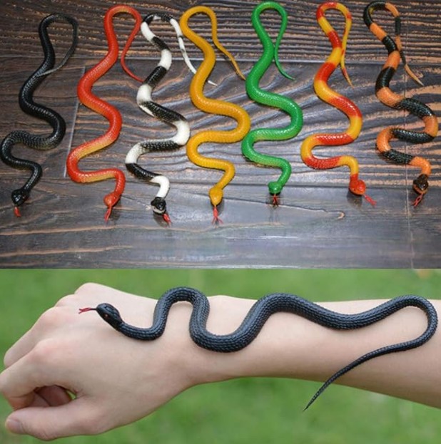 serpiente ANIMALES SET DE SERPIENTES GRANDES 6 UDS - Imagen 1