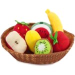 CESTO DE FRUTAS DE TELA