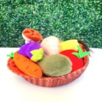 CESTO DE VERDURAS DE TELA