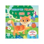 LIBRO ROMPECABEZA CON TEXTURAS MASCOTAS FELICES