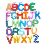 LETRAS Y NÚMEROS IMANTADOS DE MADERA