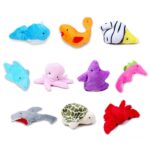 TITERES DE DEDOS ANIMALES MARINOS 10 UDS