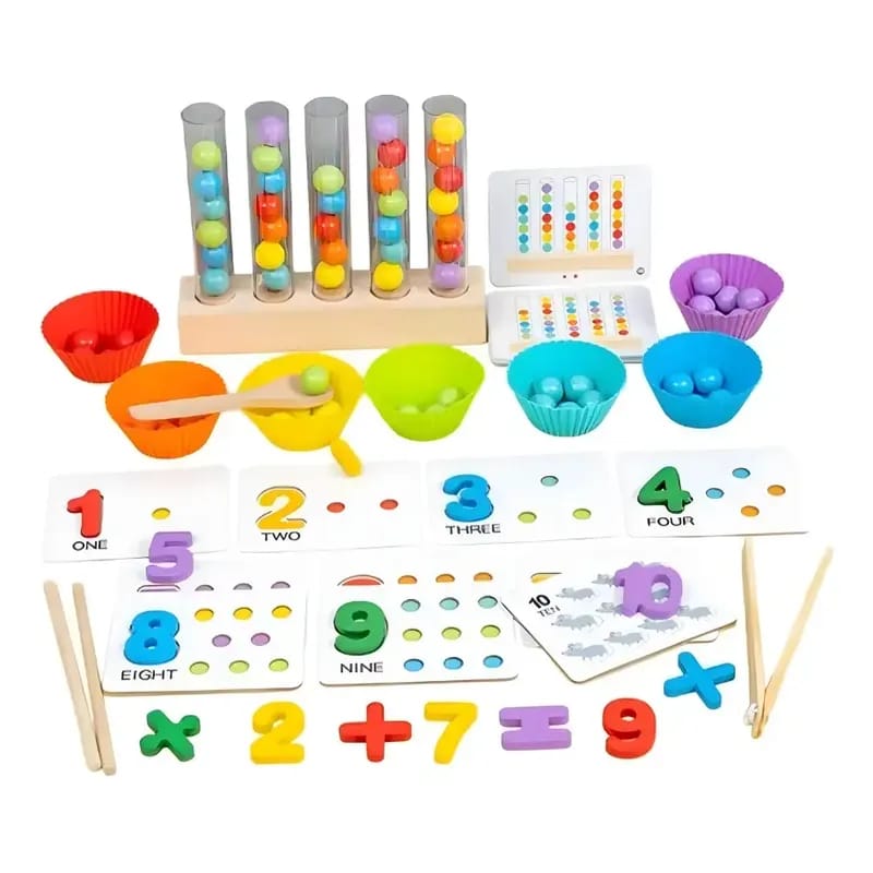 MUL 4 JUEGO MATEMÁTICO MULTIFUNCIONAL CON TUBOS - Imagen 1