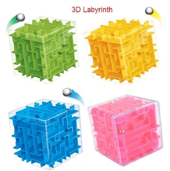 CUBO LABERINTO FIDGET CUBO LABERINTO LLAVERO - Imagen 1