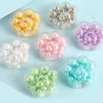 SQUISHY HUELLITA CON PERLAS