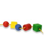 CUENTAS DE MADERA GRANDES PARA ENHEBRAR DE 30 PZAS - Imagen 2