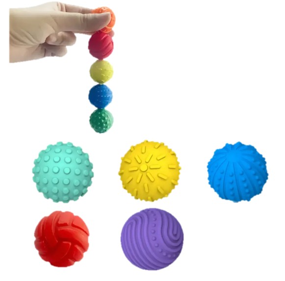 BOLITAS BOLITAS MAGNÉTICAS SENSORIALES 5 UDS - Imagen 1