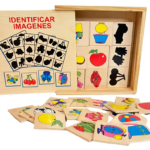 JUEGO IDENTIFICADOR DE IMAGENES GRANDE DE MADERA
