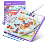 LIBRO PARA COLOREAR CON AGUA DEPORTES