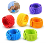 PULSERA SENSORIAL CON TEXTURAS