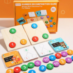 JUEGO DESCOMPOSICIÓN DE NÚMEROS DE MADERA