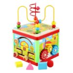 CUBO DE MADERA MULTIFUNCIONAL 5 EN 1
