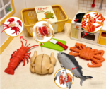 MARISCOS PARA CORTAR Y PEGAR