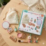 SET DE MAQUILLAJE DE MADERA