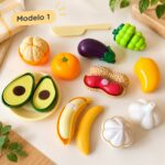 VERDURAS Y FRUTAS PARA CORTAR Y PELAR - Imagen 2