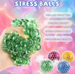 SQUISHY BRILLANTE CON ORBEEZ EN MALLA - Imagen 2