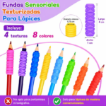 SET DE AGARRES SENSORIALES PARA LAPIZ - Imagen 2
