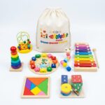 KIT DE JUEGOS DIDÁCTICOS 1 A 4 AÑOS  + BOLSA DE TOCUYO