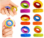 ANILLOS GIRATORIO SENSORIALES CON TEXTURA - Imagen 2